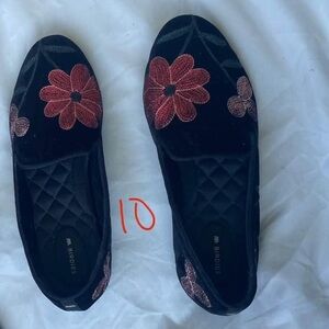 Birdies Floral Embroidered Women's Shoes